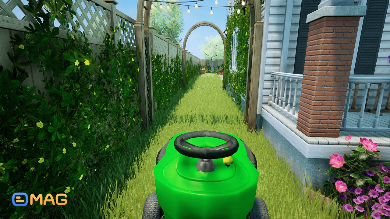 بازی Lawn Mowing Simulatour،