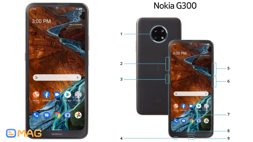 اجزای تلفن همراه Nokia G300