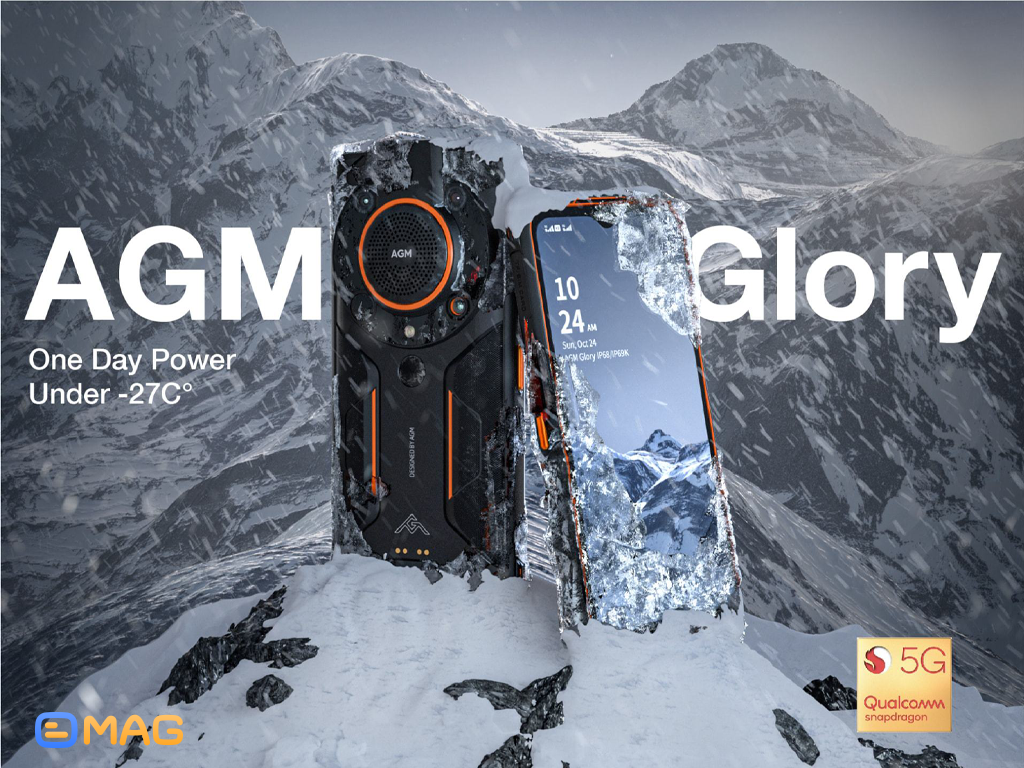 تلفن همراه بسیار مقاوم تلفن همراه AGM Glory به‌زودی با ویژگی‌های بسیار برجسته مقاومتی مانند مقاومت در برابر دمای منفی 27 درجه سانتی‌گراد، در دسترس کاربران قرار خواهد گرفت