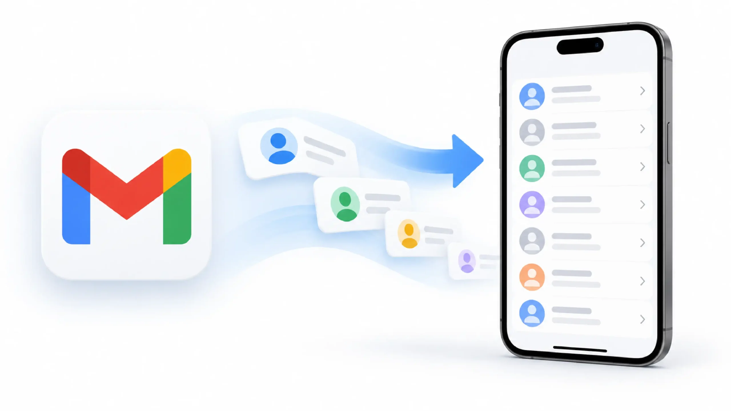 انتقال مخاطبین از جیمیل به آیفون؛ آموزش همگام‌سازی Google Contacts در آیفون