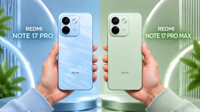 مقایسه ردمی نوت ۱۷ پرو و ردمی نوت ۱۷ پرو مکس (Redmi Note 17 Pro و Redmi Note 17 Pro Max)