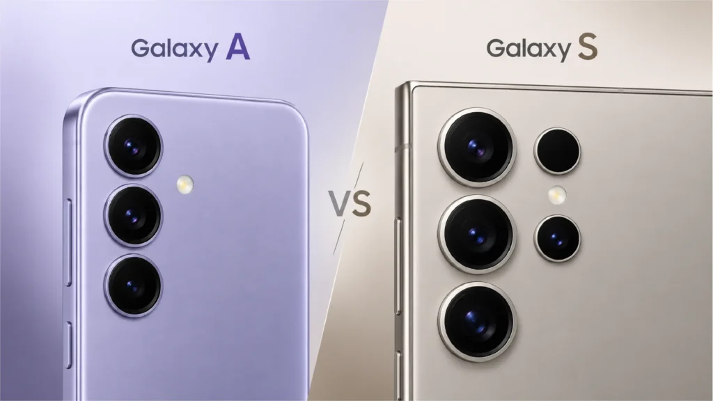 Comparison of Galaxy S and Galaxy A
